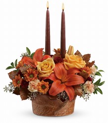 Wrapped In Autumn Centerpiece 